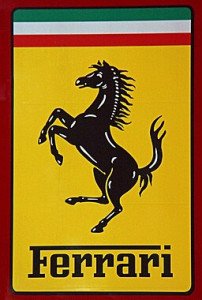 Classic Ferrari logo, courtesy of Wikimedia Commons